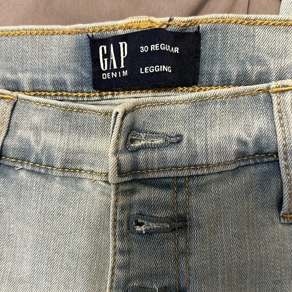 Gap Button-fly denim leggings - Picture 4 of 9